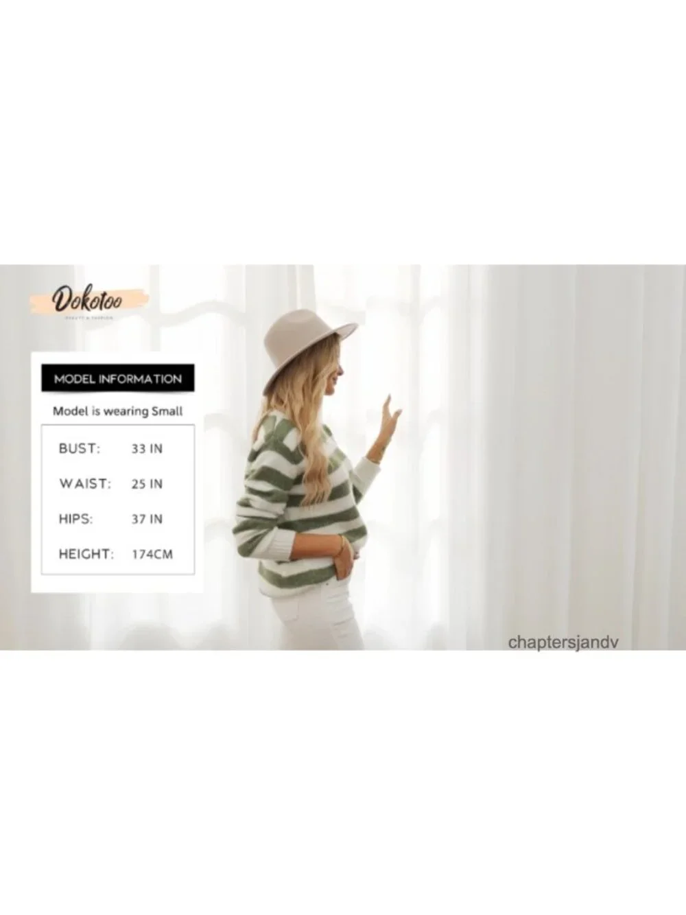 N/A cozy striped
